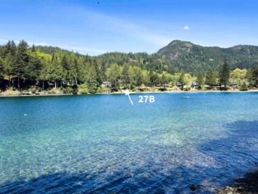 Aerial View of B SL27 Sea Ranch Shoreline, Gambier Island, BC