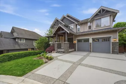Aerial View of 3435 Horizon Drive, Coquitlam, BC