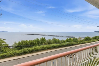 Aerial View of 202 15147 Marine Drive, White Rock, BC