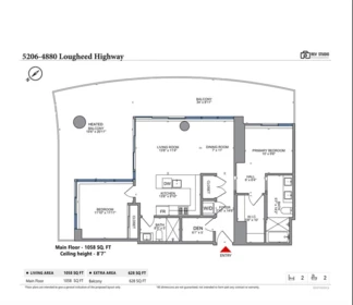 Hallway Photo of 5206 4880 Lougheed Highway, Burnaby, BC