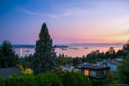 Aerial View of 1485 Camelot Road, West Vancouver, BC