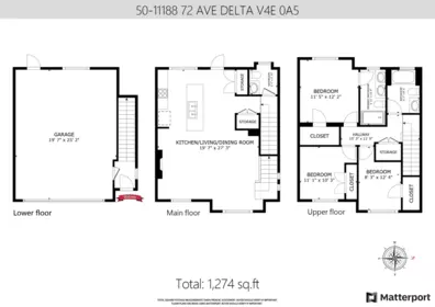 Garage Interior Photo of 50 11188 72 Avenue, Delta, BC