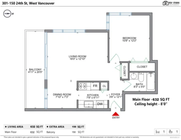 Guest Bathroom Photo of 301 150 24th Street, West Vancouver, BC