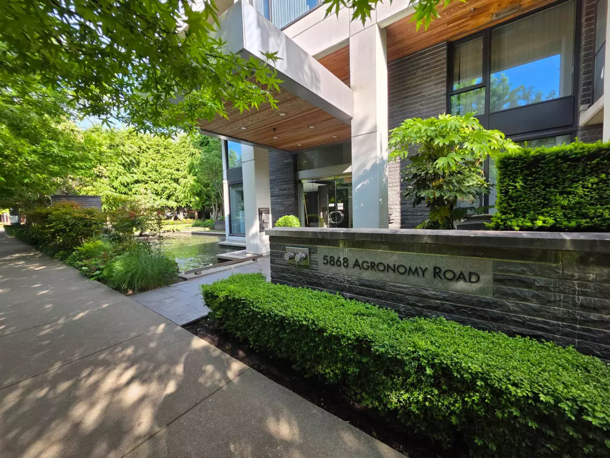 Exterior Rear Photo of 302 5868 Agronomy Road, Vancouver, BC