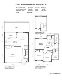 3 7433 St. Albans Road, Richmond, BC, Richmond — Townhouse for sale