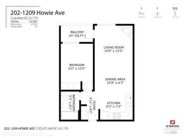 Front Yard Photo of 202 1209 Howie Avenue, Coquitlam, BC