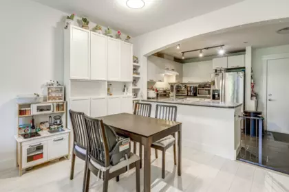 Kitchen Island Photo of 304 7478 Byrnepark Walk, Burnaby, BC