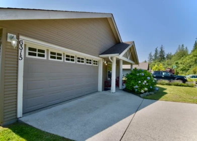 Aerial View of 6315 Tower Road, Sechelt, BC