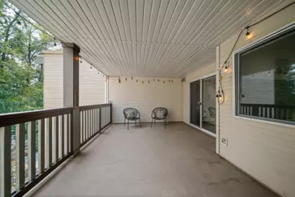 Outdoor Deck Photo of 401 22233 River Road, Maple Ridge, BC