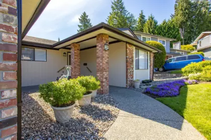 Exterior Rear Photo of 2802 Pilot Drive, Coquitlam, BC