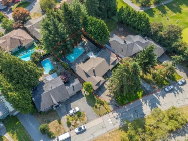 Aerial View of 5670 Kullahun Drive, Vancouver, BC