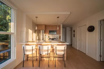 Living Room Photo of 402 2368 Shaughnessy Street, Port Coquitlam, BC