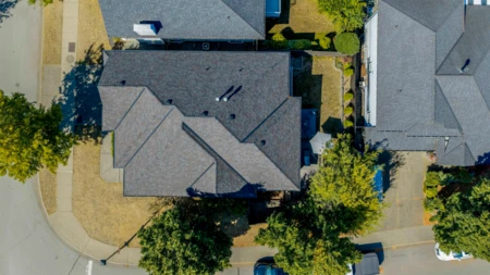 Aerial View of 7508 146 Street, Surrey, BC