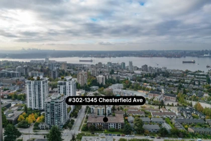 Backyard Photo of 302 1345 Chesterfield Avenue, North Vancouver, BC