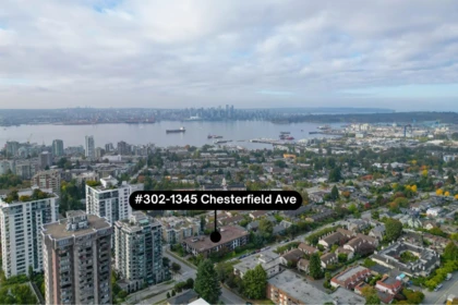 Outdoor Deck Photo of 302 1345 Chesterfield Avenue, North Vancouver, BC