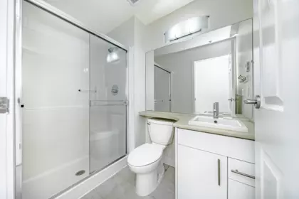Guest Bathroom Photo of 107 1633 Mackay Avenue, North Vancouver, BC