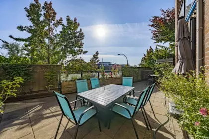 Outdoor Patio Photo of 107 1633 Mackay Avenue, North Vancouver, BC