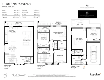 Kitchen Photo of 1 7087 Mary Avenue, Burnaby, BC