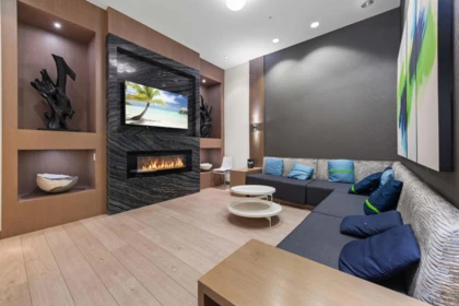 Basement Recreation Room Photo of 104 578 Emerson Street, Coquitlam, BC