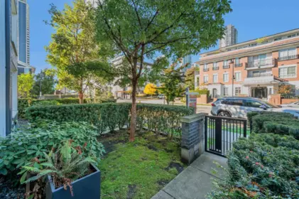 Outdoor Patio Photo of 102 548 Foster Avenue, Coquitlam, BC