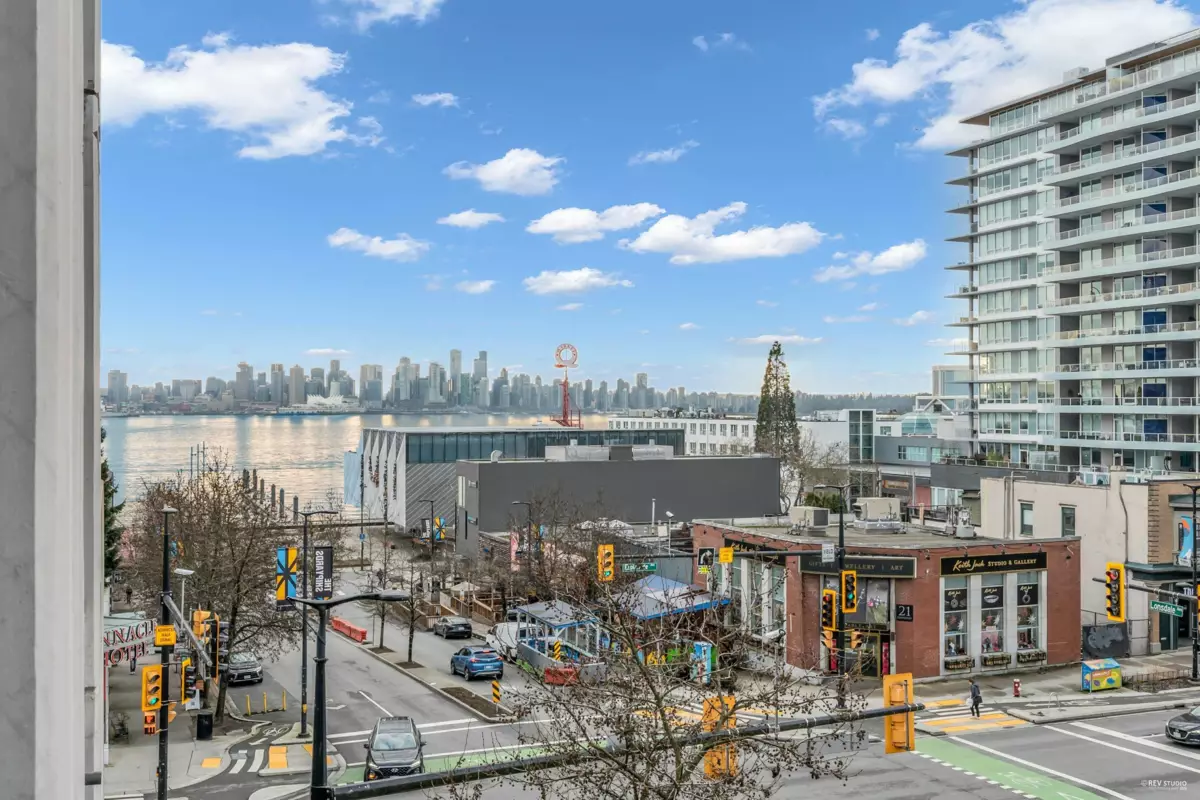 Exterior Rear Photo of 409 100 E Esplanade Street, North Vancouver, BC