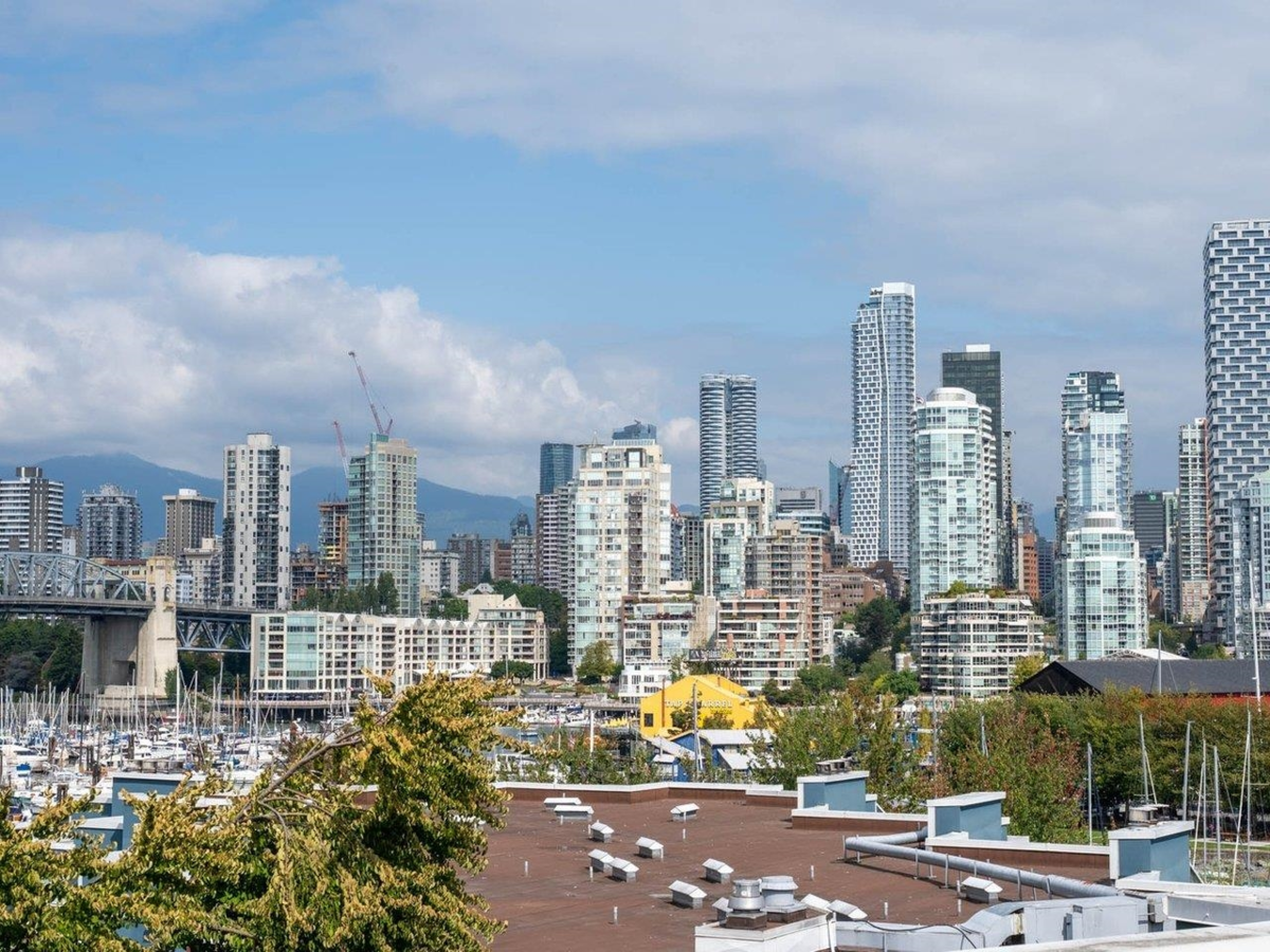 Exterior Rear Photo of 604 1508 Mariner Walk, Vancouver, BC