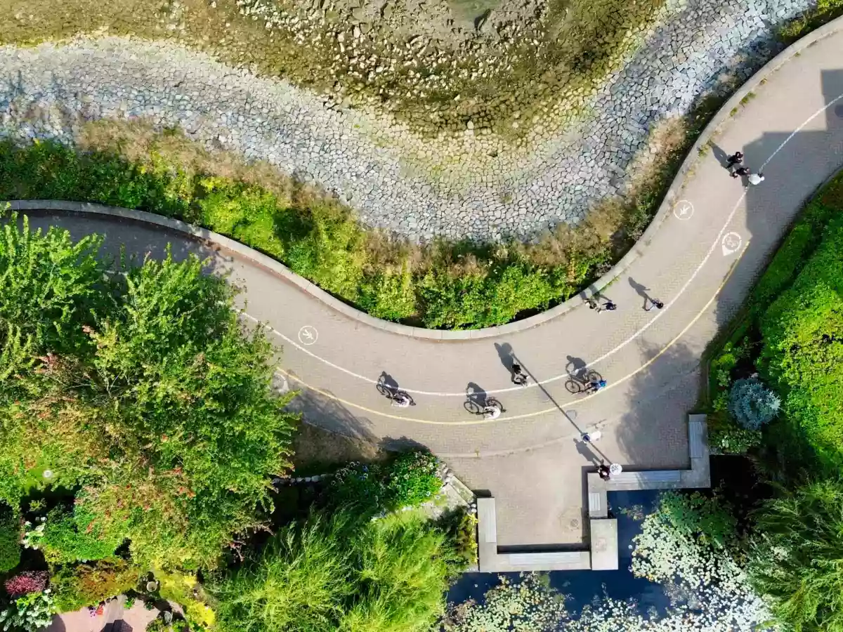 Outdoor Deck Photo of 604 1508 Mariner Walk, Vancouver, BC