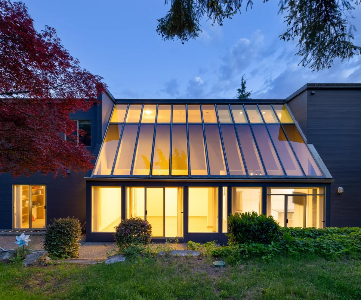 Aerial View of 4779 Woodley Drive, West Vancouver, BC