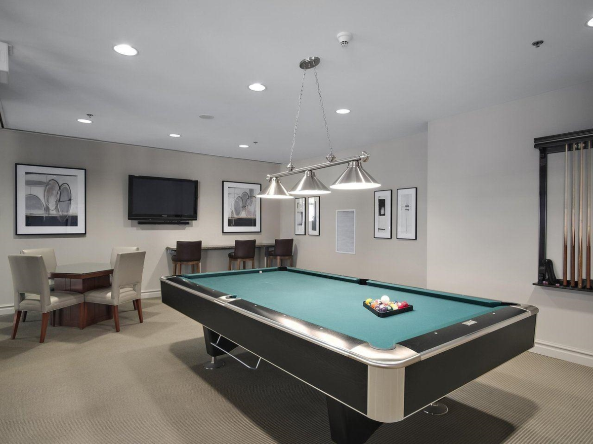Basement Recreation Room Photo of 410 Beach Crescent, Vancouver, BC
