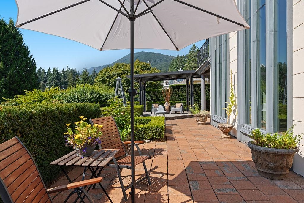 Aerial View of 284 Sandringham Crescent, North Vancouver, BC