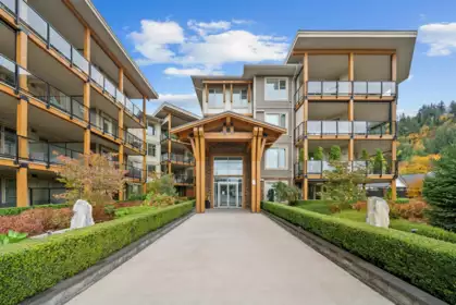 Front exterior of 301 45746 Keith Wilson Road, Chilliwack, BC