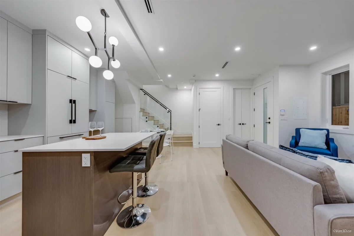 Family Room Photo of 3 6730 Heather Street, Vancouver, BC