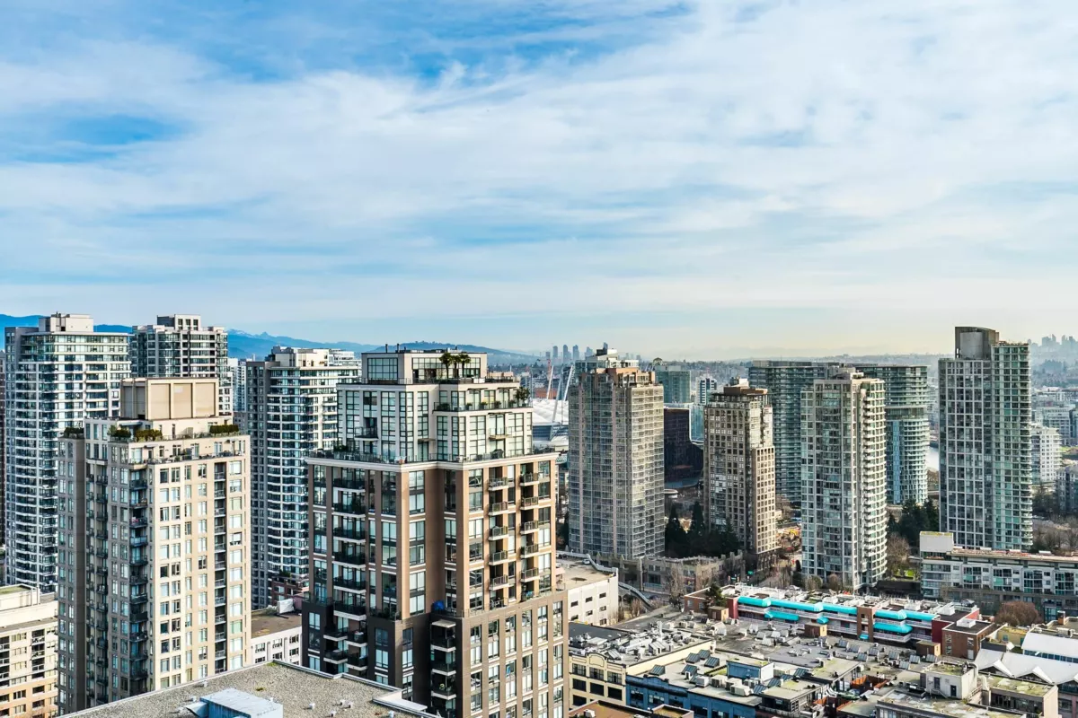 Outdoor Deck Photo of 2703 1111 Richards Street, Vancouver, BC