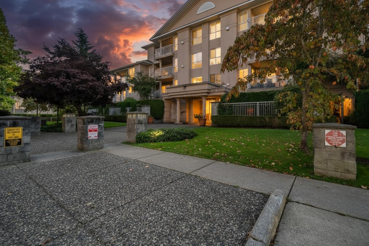 Exterior Rear Photo of 203 13733 74 Avenue, Surrey, BC