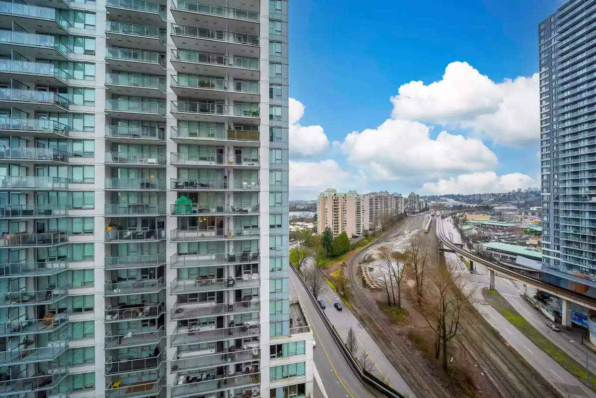 Living Room Photo of 1509 908 Quayside Drive, New Westminster, BC