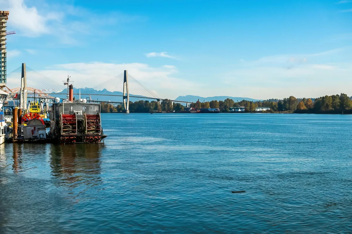 Outdoor Deck Photo of 1509 908 Quayside Drive, New Westminster, BC
