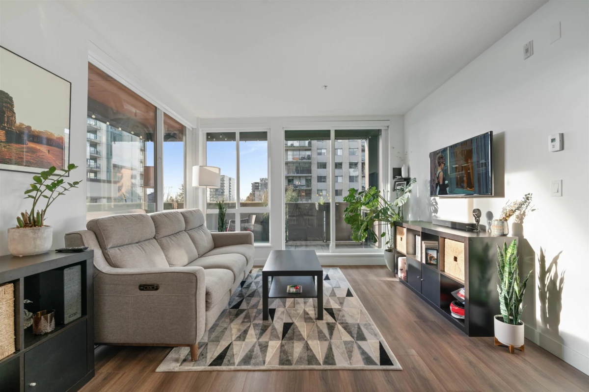 Living Room Photo of 201 108 E 8th Street, North Vancouver, BC