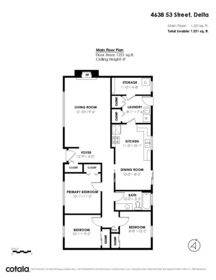 Hallway Photo of 4638 53 Street, Delta, BC