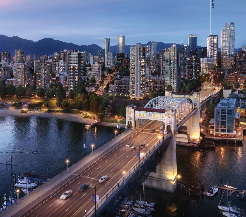 Kitchen Island Photo of 3007 1277 Hornby Street, Vancouver, BC