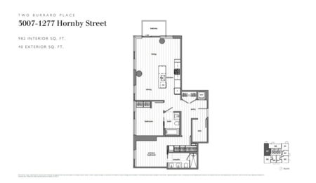 3007 1277 Hornby Street, Vancouver, BC