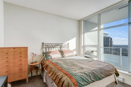 Primary Bedroom Photo of 3806 4880 Bennett Street, Burnaby, BC