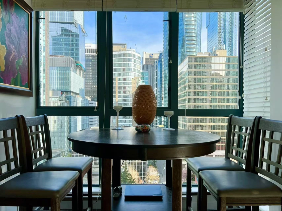 Family Room Photo of 1706 1238 Melville Street, Vancouver, BC