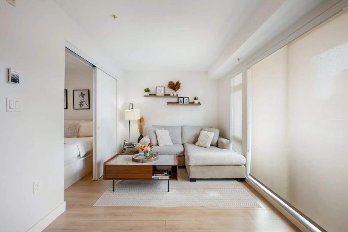 Family Room Photo of 201 1519 Crown Street, North Vancouver, BC