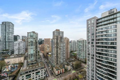 Outdoor Deck Photo of 2803 939 Homer Street, Vancouver, BC
