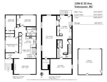 Garage Interior Photo of 1294 E 33rd Avenue, Vancouver, BC