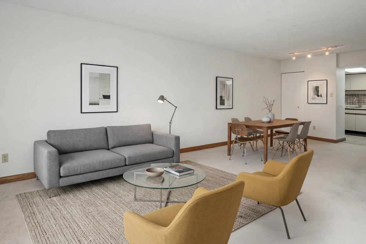 Dining Area Photo of 308 1450 Pennyfarthing Drive, Vancouver, BC