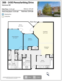 Front Yard Photo of 308 1450 Pennyfarthing Drive, Vancouver, BC