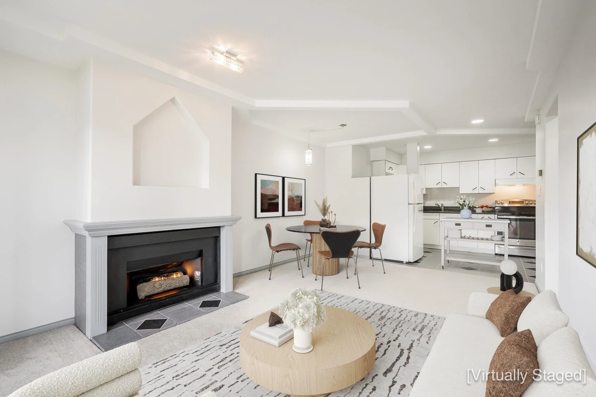 Living Room Photo of 207 110 Seventh Street, New Westminster, BC