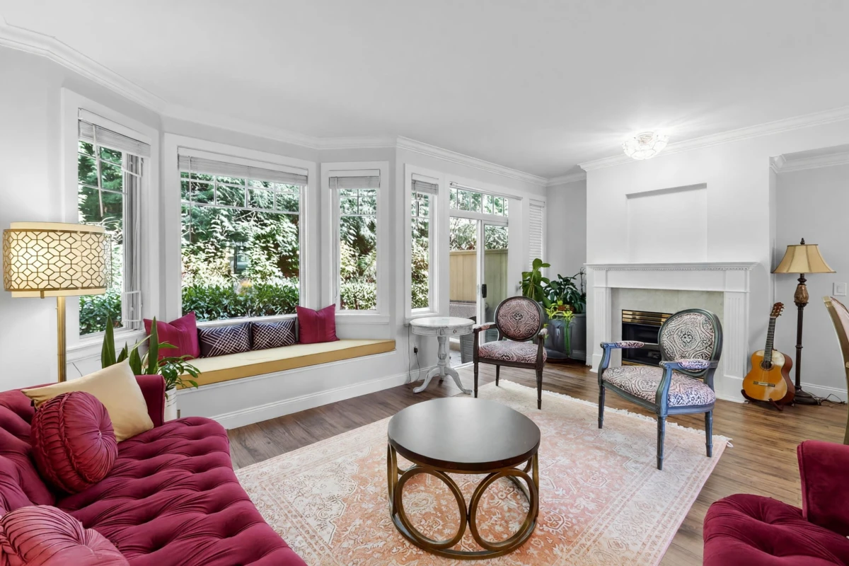 Living Room Photo of 18 7500 Cumberland Street, Burnaby, BC