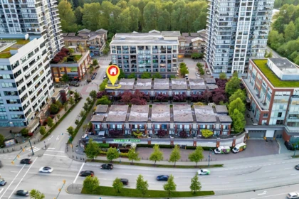 Aerial View of 13 130 Brew Street, Port Moody, BC